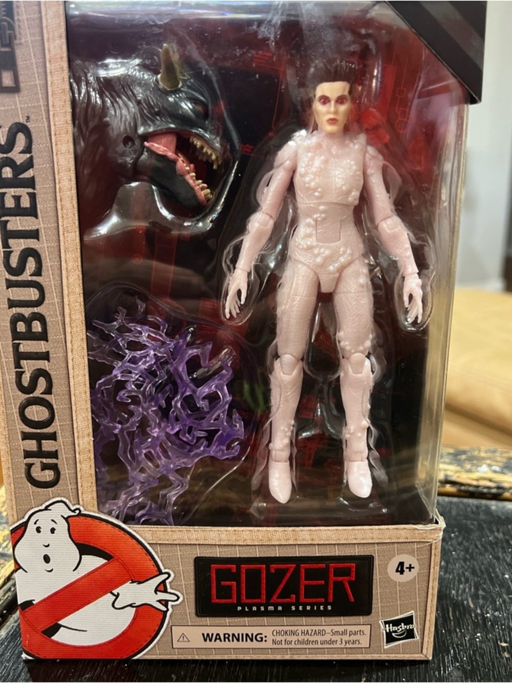 Hasbro Ghostbusters Gozer Action Figure - Pale Pink with Purple Accessory
